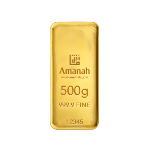 سبيكة ذهب 500 جرام